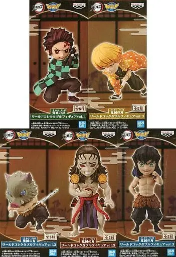 World Collectable Figure - Demon Slayer: Kimetsu no Yaiba / Kyogai & Hashibira Inosuke & Agatsuma Zenitsu & Kamado Tanjirou