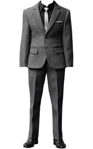 Figure Parts - Mail Outfit English Gentleman Gray Suit A Action Accessories