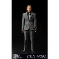 Figure Parts - Mail Outfit English Gentleman Gray Suit A Action Accessories