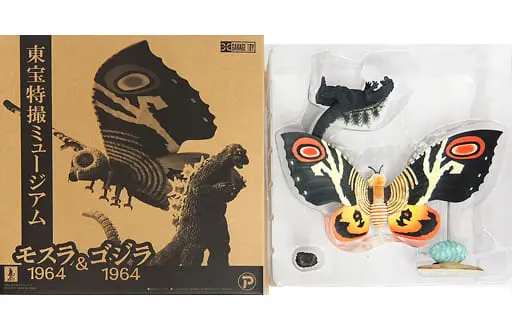 USED) Figure - Godzilla series (モスラ(1964)＆ゴジラ(1964) 限定