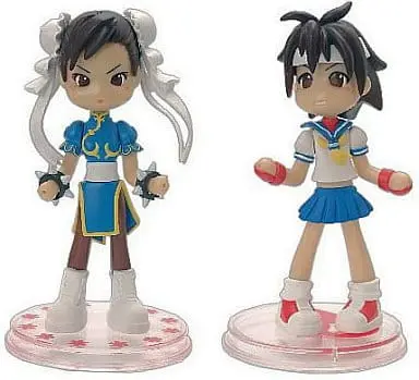 Figure - Street Fighter / Kasugano Sakura & Chun-Li