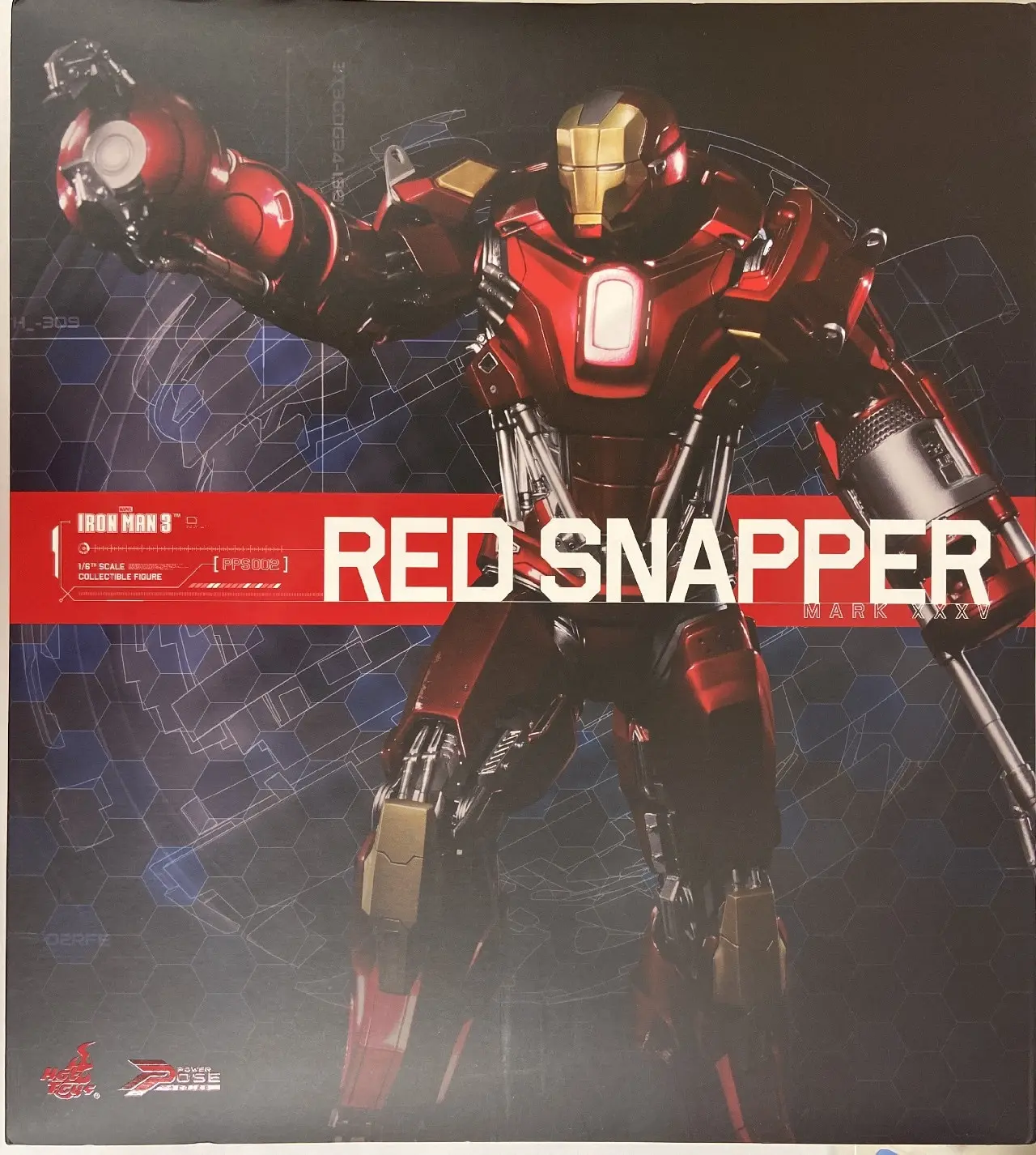 Figure - Iron Man 3 / Iron Man Mark 35 / Red Snapper