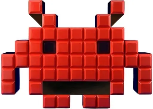 Sofubi Figure - Space Invaders