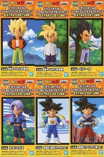 World Collectable Figure - Dragon Ball / Trunks & Vegeta & Son Gohan & Son Gokuu