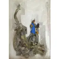 Cold Cast Finished Product Naoe Kanetsugu Riding Dragon Statue