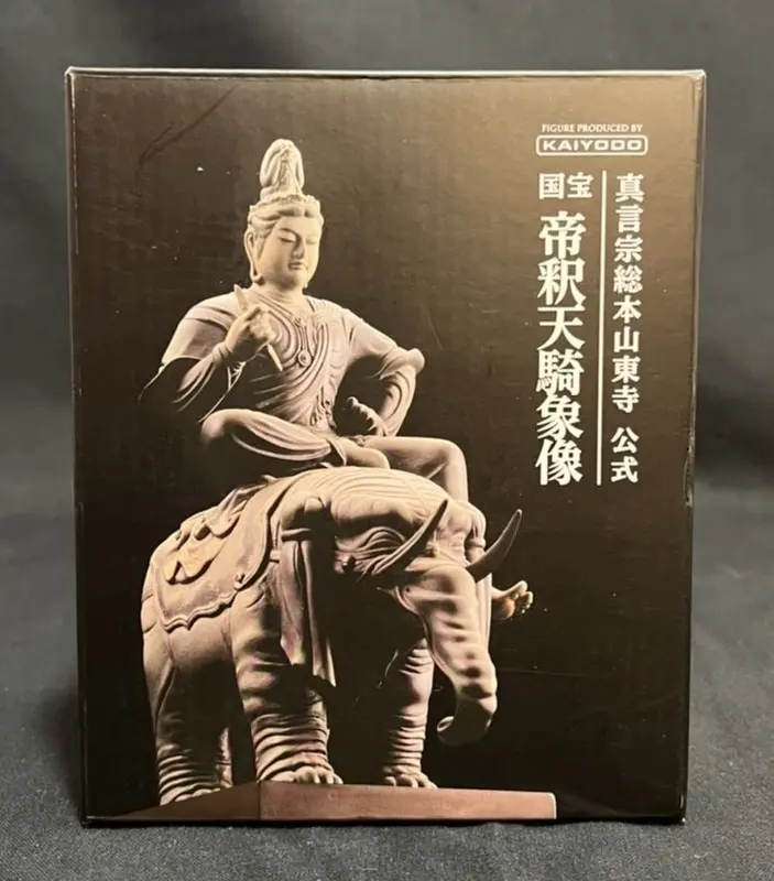 Shingonshu Sohonzan To-ji Official National Treasure Taishakuten Riding Elephant Statue Completed Product