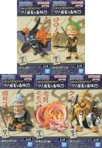 World Collectable Figure - One Piece / Shimotsuki Kozaburo & Queen & Kozuki Momonosuke & Roronoa Zoro
