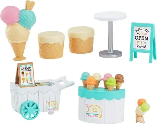 Figure Parts - Nendoroid More Parts Collection Ice Cream Shop BOX