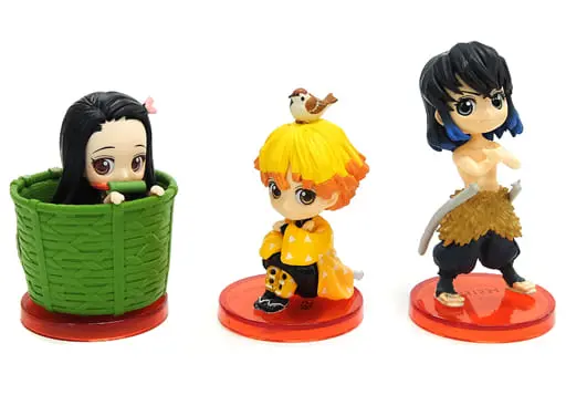 Q posket - Demon Slayer: Kimetsu no Yaiba / Hashibira Inosuke & Agatsuma Zenitsu & Kamado Nezuko