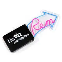Figure Parts - Lighting Nameplate Rem Ver. 'Rem -Neon City Ver.- SHIBUYA SCRAMBLE FIGURE' Solo Purchase Bonus SHIBUYA SCRAMBLE FIGURE Official & Amazon.co.jp Exclusive