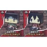 Figure - Prize Figure - Shingeki no Kyojin (Attack on Titan) / Mikasa Ackerman & Levi