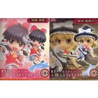 Figure - Prize Figure - Touhou Project / Kirisame Marisa & Hakurei Reimu