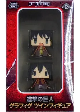 Figure - Prize Figure - Shingeki no Kyojin (Attack on Titan) / Mikasa Ackerman & Eren Yeager