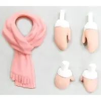 Figure Parts - Muffler & Gloves Set (Baby Pink) figma Campaign 2010 Winter Distribution Item