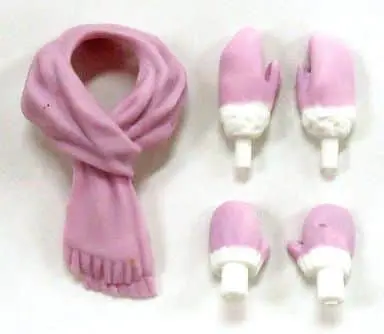 Figure Parts - Muffler & Gloves Set (Lavender) figma Campaign 2010 Winter Distribution Item