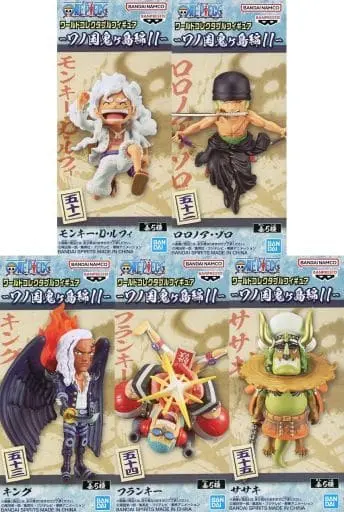 World Collectable Figure - One Piece / Franky & Roronoa Zoro & Luffy