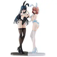 Figure - White Bunny Natsume & Black Bunny Aoi - Ikomochi