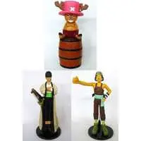 Sofubi Figure - One Piece / Roronoa Zoro & Usopp & Tony Tony Chopper