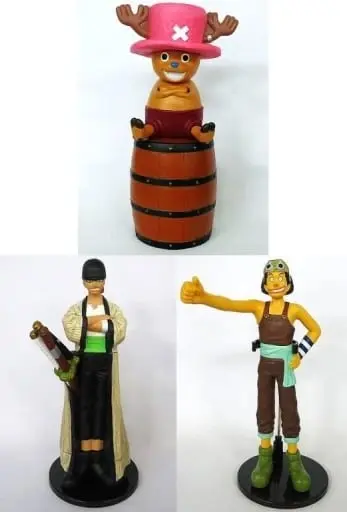 Sofubi Figure - One Piece / Roronoa Zoro & Usopp & Tony Tony Chopper