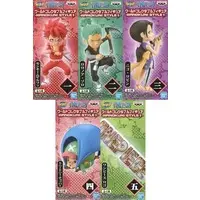 World Collectable Figure - One Piece / Nico Robin & Tony Tony Chopper & Roronoa Zoro & Luffy