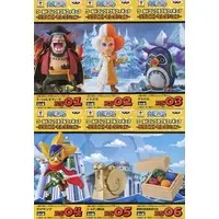 World Collectable Figure - One Piece / Camel & Inazuma & Sogeking & Marshall D. Teach
