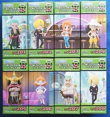 World Collectable Figure - One Piece / Usopp & Nami & Sanji & Roronoa Zoro