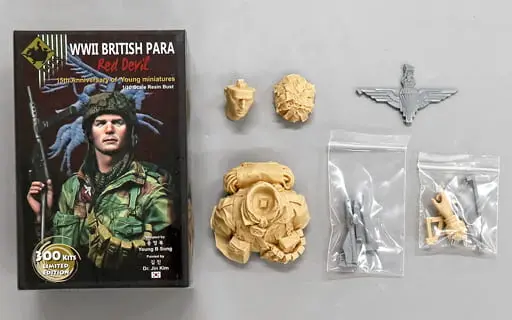 Resin Cast Assembly Kit - WWII British Army Paratroopers Red Devils Resin Cast Kit