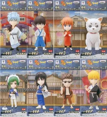 World Collectable Figure - Gintama / Sadaharu & Shimura Shinpachi & Sakata Gintoki & Kagura