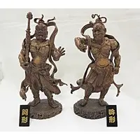 Kongorikishi (Nio Statue) Agyo & Ungyo 2-piece set + nameplate included