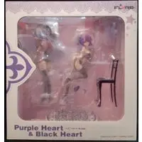 Figure - Choujigen Game Neptune (Hyperdimension Neptunia) / Purple Heart & Black Heart