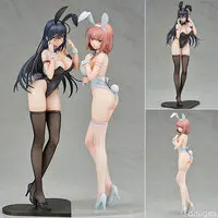 [Bonus] Ikomochi Original Character Black Bunny Aoi & White Bunny Natsume 2 Figure Set 1/6 Complete Figure