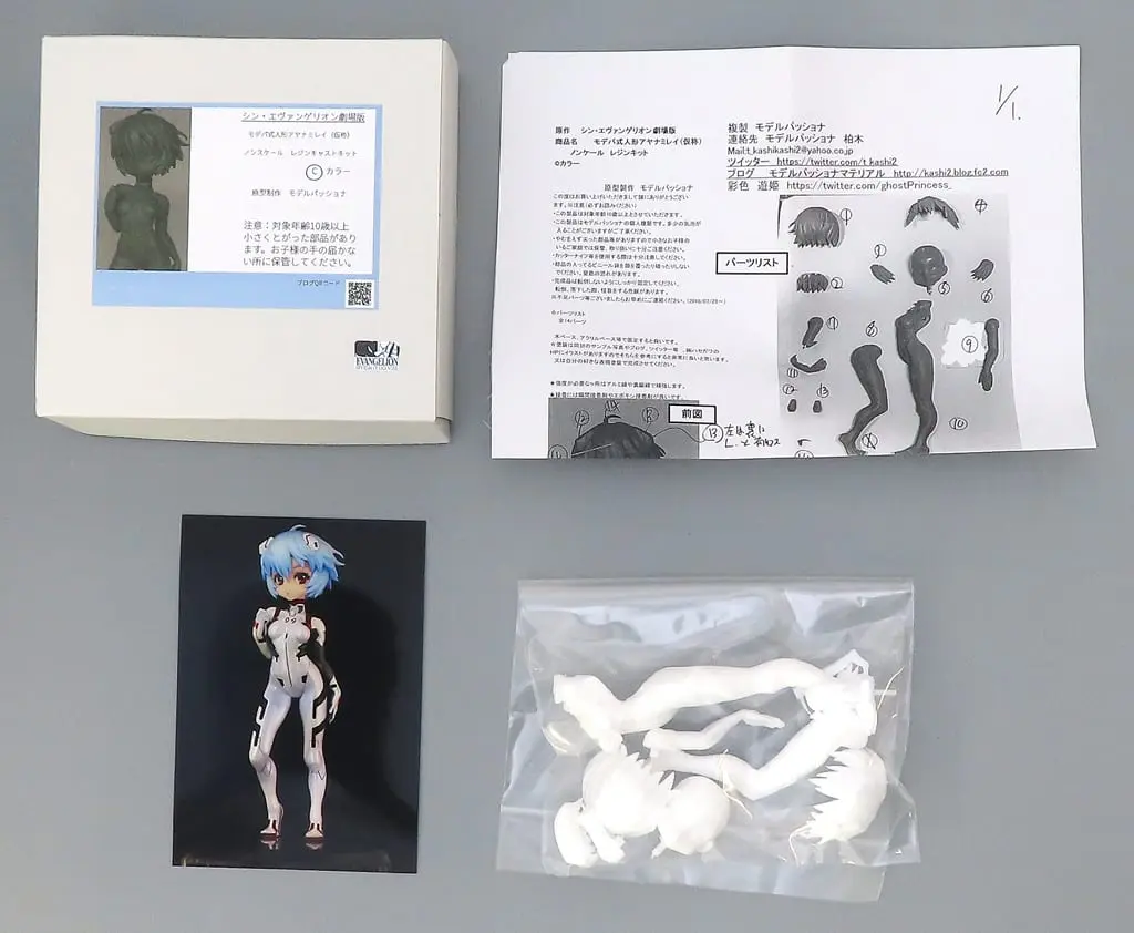 Figure - Resin Cast Assembly Kit - Neon Genesis Evangelion / Ayanami Rei (tentative name)