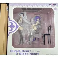 Figure - Choujigen Game Neptune (Hyperdimension Neptunia) / Purple Heart & Black Heart