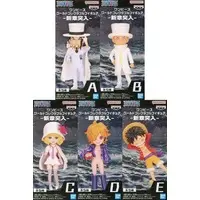 World Collectable Figure - One Piece / Vegapunk & Kaku & Luffy & Rob Lucci