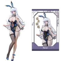 Flag Open Victory Bunny Girl illustration by Machi