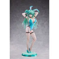 [Bonus] Green Twin Tail Bunny-chan Fishnet Tights Ver. 1/4 Complete Figure