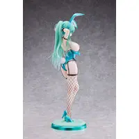 [Bonus] Green Twin Tail Bunny-chan Fishnet Tights Ver. 1/4 Complete Figure