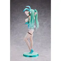 [Bonus] Green Twin Tail Bunny-chan Fishnet Tights Ver. 1/4 Complete Figure