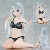 Fuumi Illustration "Changing Ginpatsu-chan -Morning Sky Blue- Exclusive Outfit ver." Complete Figure