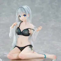 Fuumi Illustration "Changing Ginpatsu-chan -Morning Sky Blue- Exclusive Outfit ver." Complete Figure