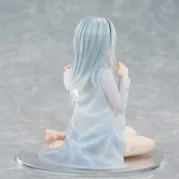 Fuumi Illustration "Changing Ginpatsu-chan -Morning Sky Blue- Exclusive Outfit ver." Complete Figure