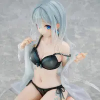 Fuumi Illustration "Changing Ginpatsu-chan -Morning Sky Blue- Exclusive Outfit ver." Complete Figure