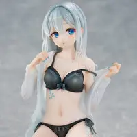 Fuumi Illustration "Changing Ginpatsu-chan -Morning Sky Blue- Exclusive Outfit ver." Complete Figure