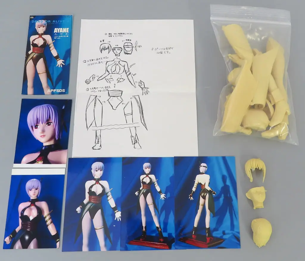 Resin Cast Assembly Kit - Garage Kit - Figure - Dead or Alive / Ayane