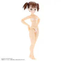 1/12 "Bikini Mates" Irumi Yoshino Brown Hair, White Bikini Action Figure