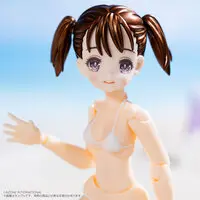 1/12 "Bikini Mates" Irumi Yoshino Brown Hair, White Bikini Action Figure