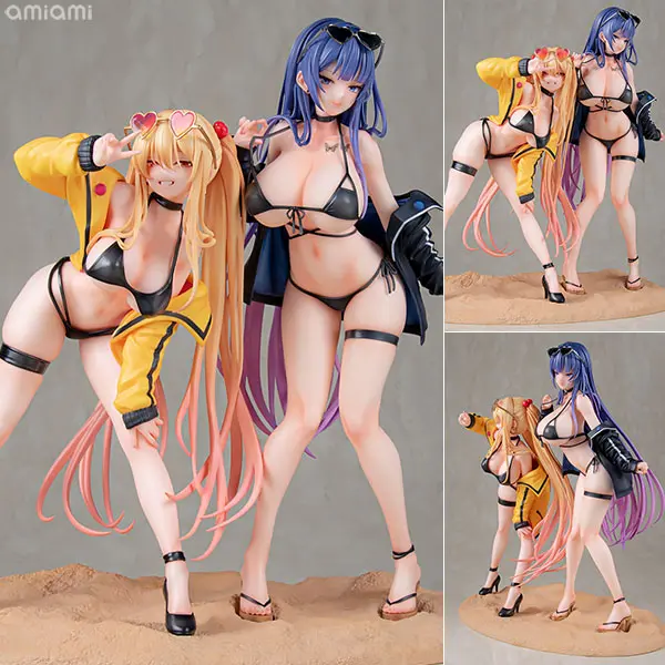 Yuna & Sayuri 1/6 Scale Figures - 2 Figure Set w/Special Base Illustration by Biya & K Pring