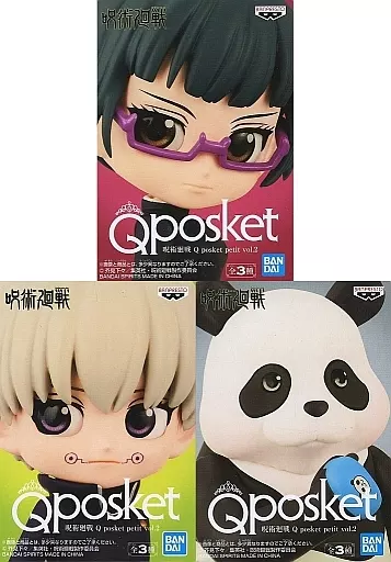 Q posket - Jujutsu Kaisen / Inumaki Toge & Zenin Maki & Panda