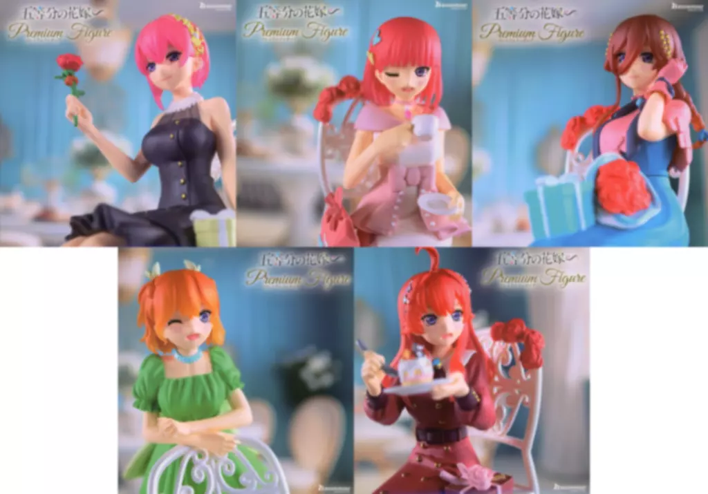 Figure - Prize Figure - 5-toubun no Hanayome (The Quintessential Quintuplets) / Nakano Ichika & Nakano Miku & Nakano Yotsuba & Nakano Itsuki