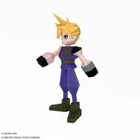 Sofubi Figure - Final Fantasy VII / Cloud Strife